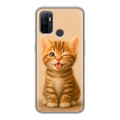 Дизайнерский силиконовый чехол для OPPO A53 котенок