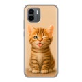 Дизайнерский силиконовый чехол для Xiaomi Redmi A2 котенок