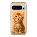 Дизайнерский силиконовый чехол для Google Pixel 9 котенок