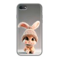 Дизайнерский силиконовый чехол для Iphone 7 Кролик