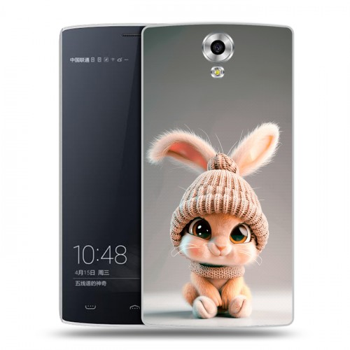 Дизайнерский силиконовый чехол для Homtom HT7 Кролик