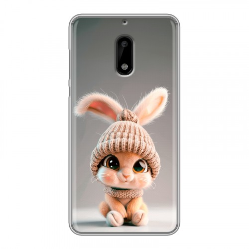 Дизайнерский пластиковый чехол для Nokia 6 Кролик