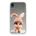 Дизайнерский силиконовый чехол для Iphone Xr Кролик