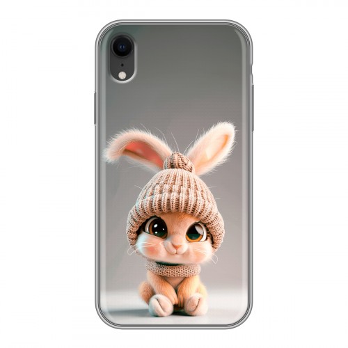 Дизайнерский силиконовый чехол для Iphone Xr Кролик