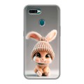 Дизайнерский силиконовый чехол для OPPO AX7 Кролик