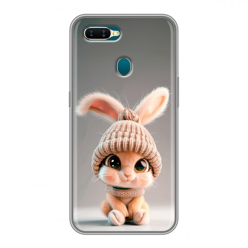 Дизайнерский силиконовый чехол для OPPO AX7 Кролик