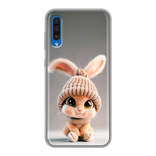 Дизайнерский силиконовый чехол для Samsung Galaxy A50 Кролик
