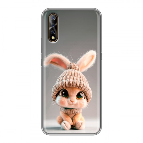 Дизайнерский силиконовый с усиленными углами чехол для Vivo V17 Neo Кролик