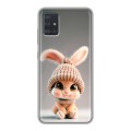 Дизайнерский силиконовый чехол для Samsung Galaxy A51 Кролик
