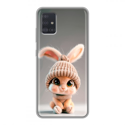 Дизайнерский силиконовый чехол для Samsung Galaxy A51 Кролик