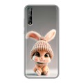 Дизайнерский силиконовый чехол для Huawei Y8p Кролик