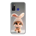 Дизайнерский силиконовый чехол для Tecno Camon 15 Кролик