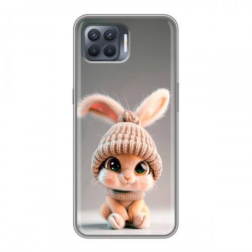 Дизайнерский силиконовый чехол для OPPO Reno4 Lite Кролик