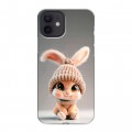 Дизайнерский силиконовый чехол для Iphone 12 Кролик