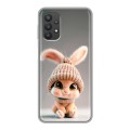 Дизайнерский силиконовый чехол для Samsung Galaxy A32 Кролик
