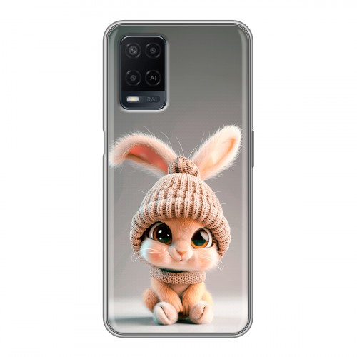 Дизайнерский силиконовый чехол для OPPO A54 Кролик