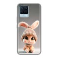 Дизайнерский силиконовый чехол для Realme 8 Кролик
