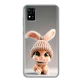 Дизайнерский силиконовый чехол для ZTE Blade A31 Кролик