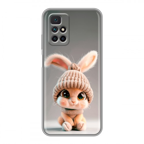 Дизайнерский силиконовый чехол для Xiaomi Redmi 10 Кролик