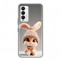 Дизайнерский силиконовый с усиленными углами чехол для Tecno Camon 18 Кролик