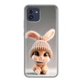 Дизайнерский силиконовый чехол для Samsung Galaxy A03 Кролик