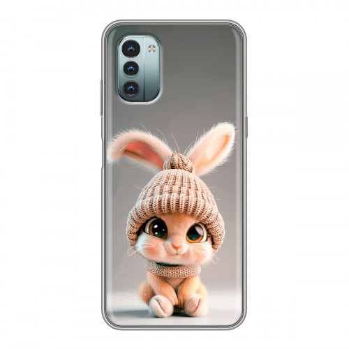 Дизайнерский силиконовый чехол для Nokia G11 Кролик