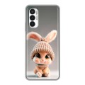 Дизайнерский силиконовый чехол для Tecno Pova 3 Кролик