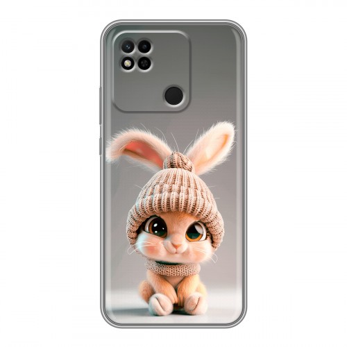 Дизайнерский силиконовый чехол для Xiaomi Redmi 10A Кролик