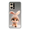 Дизайнерский силиконовый чехол для OPPO Reno7 Кролик