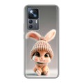 Дизайнерский силиконовый чехол для Xiaomi 12T Кролик