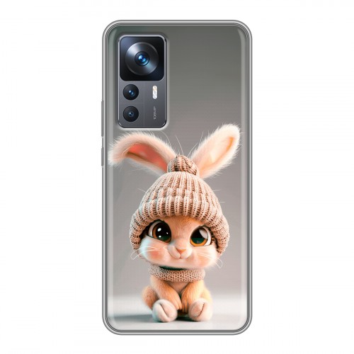 Дизайнерский силиконовый чехол для Xiaomi 12T Кролик