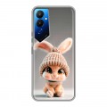 Дизайнерский силиконовый чехол для Tecno Pova 4 Кролик