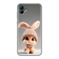 Дизайнерский силиконовый чехол для Samsung Galaxy A04 Кролик