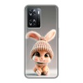 Дизайнерский силиконовый с усиленными углами чехол для OPPO A57s Кролик
