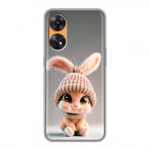 Дизайнерский силиконовый чехол для OPPO Reno8 T Кролик