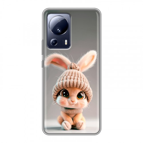 Дизайнерский силиконовый чехол для Xiaomi 13 Lite Кролик