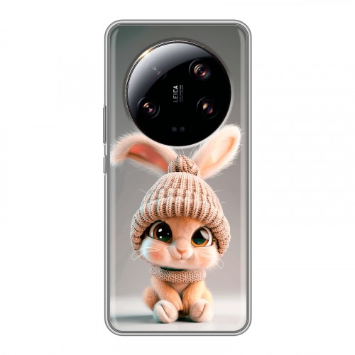 Дизайнерский силиконовый чехол для Xiaomi 13 Ultra Кролик