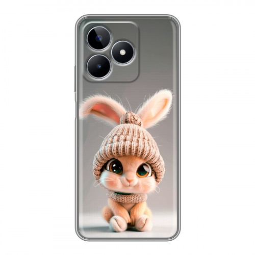 Дизайнерский пластиковый чехол для Realme C53 Кролик