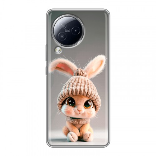 Дизайнерский силиконовый чехол для Xiaomi Civi 3 Кролик