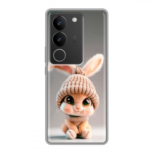 Дизайнерский силиконовый чехол для Vivo S17 Кролик
