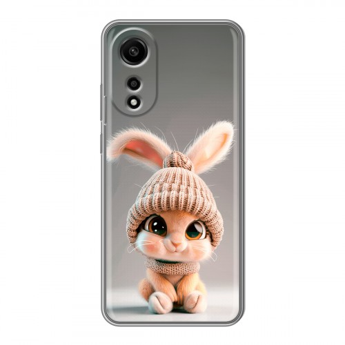 Дизайнерский силиконовый чехол для OPPO A78 4G Кролик