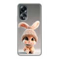 Дизайнерский силиконовый чехол для OPPO A58 4G Кролик