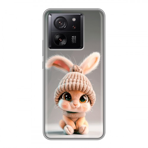 Дизайнерский силиконовый чехол для Xiaomi 13T Кролик
