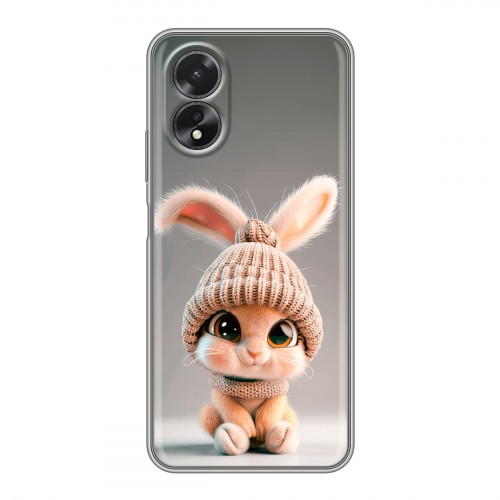 Дизайнерский силиконовый чехол для OPPO A38 4G Кролик