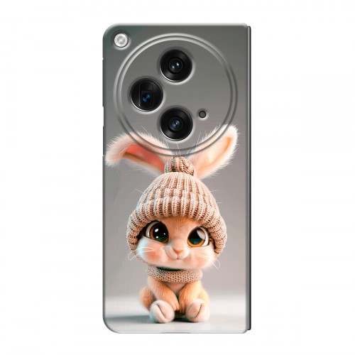 Дизайнерский пластиковый чехол для OPPO Find N3 Кролик