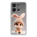 Дизайнерский силиконовый чехол для Itel A60s Кролик