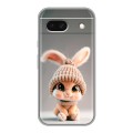 Дизайнерский силиконовый чехол для Google Pixel 8a Кролик