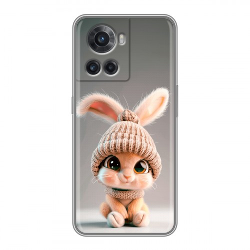 Дизайнерский силиконовый чехол для OnePlus Ace Кролик