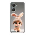 Дизайнерский силиконовый чехол для Vivo Y03 Кролик