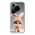Дизайнерский силиконовый чехол для Huawei Pura 70 Pro Кролик